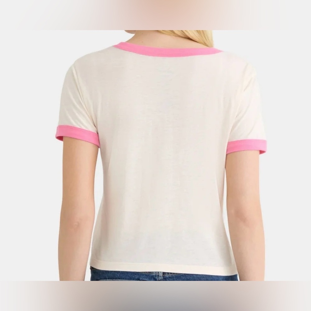 Sanrio Cinnamoroll Pink and White Tee - Picture 2 of 5